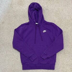 Nike Men's Purple Hoodie